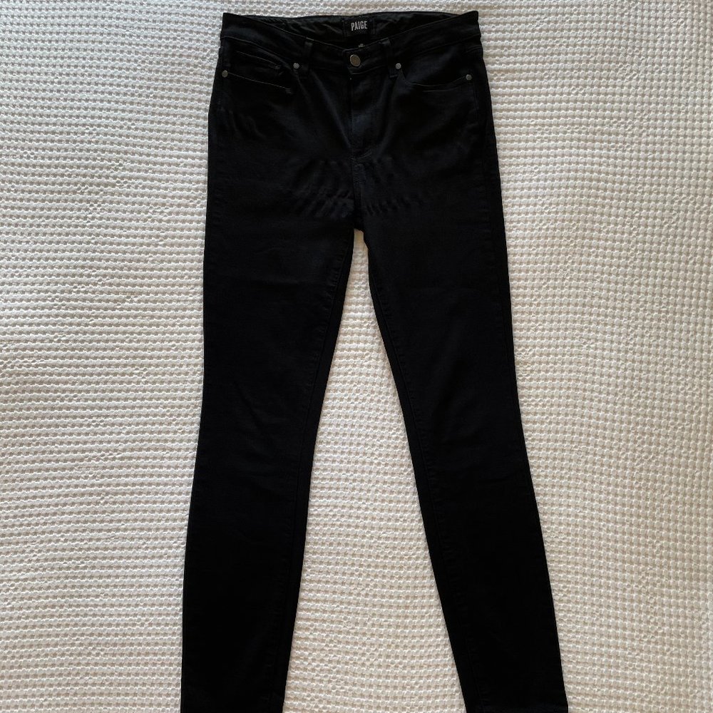 Paige - Hoxton Ultra Skinny Jeans Black, Size 29